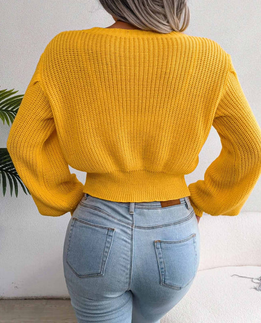 Solid Oversized Sweater